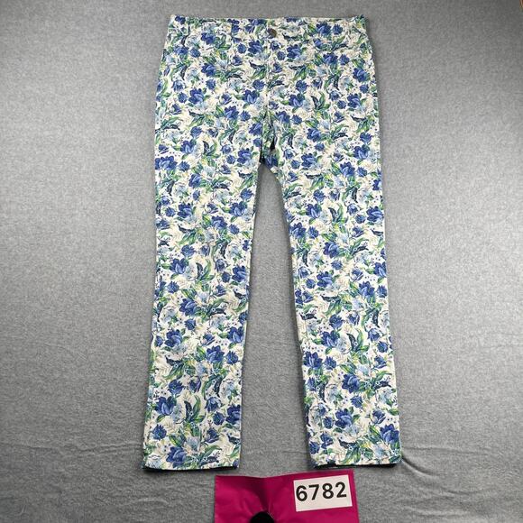 G.H. Bass & Co. Denim - GH Bass CO Jeans Womens Floral Print Casual Size 16